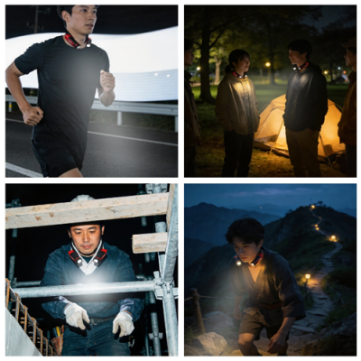 600LUMENS 充電式LEDネックライト